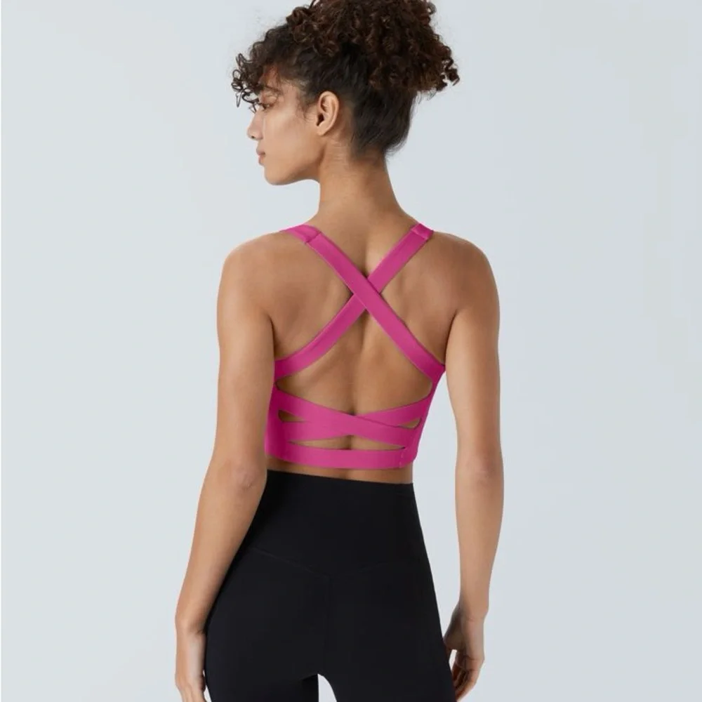 Halara NWT Cropped Yoga Tank Top - Picture 2 of 5